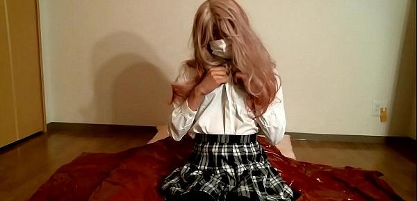  日本人女装子のオナニー動画２