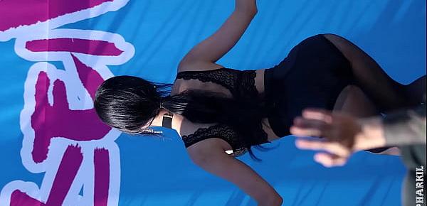  公众号【91公社】韩过女团黑丝慰问演出超性感热舞